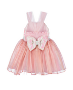 Caramelo Kids Girls Pink Vintage Sequin Dress