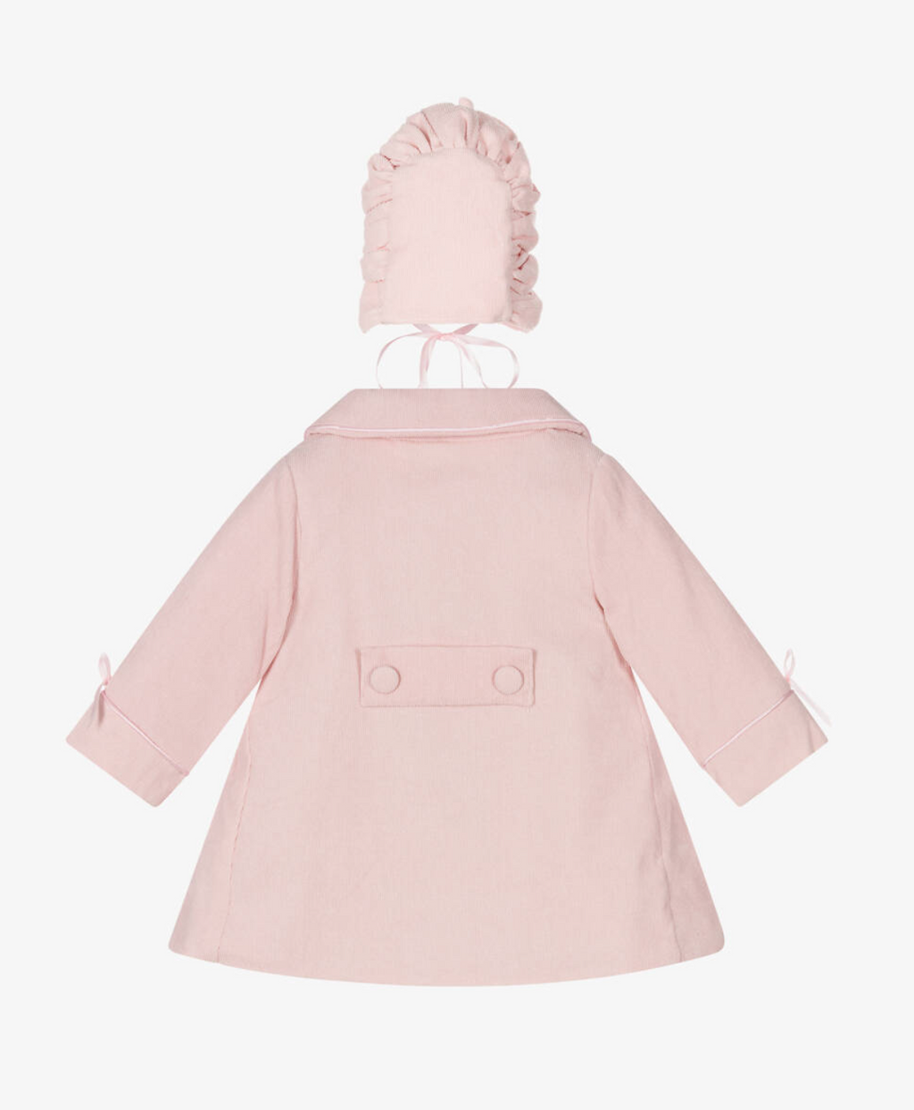 Beau KiD Pink Coat & Matching Bonnet