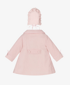Beau KiD Pink Coat & Matching Bonnet