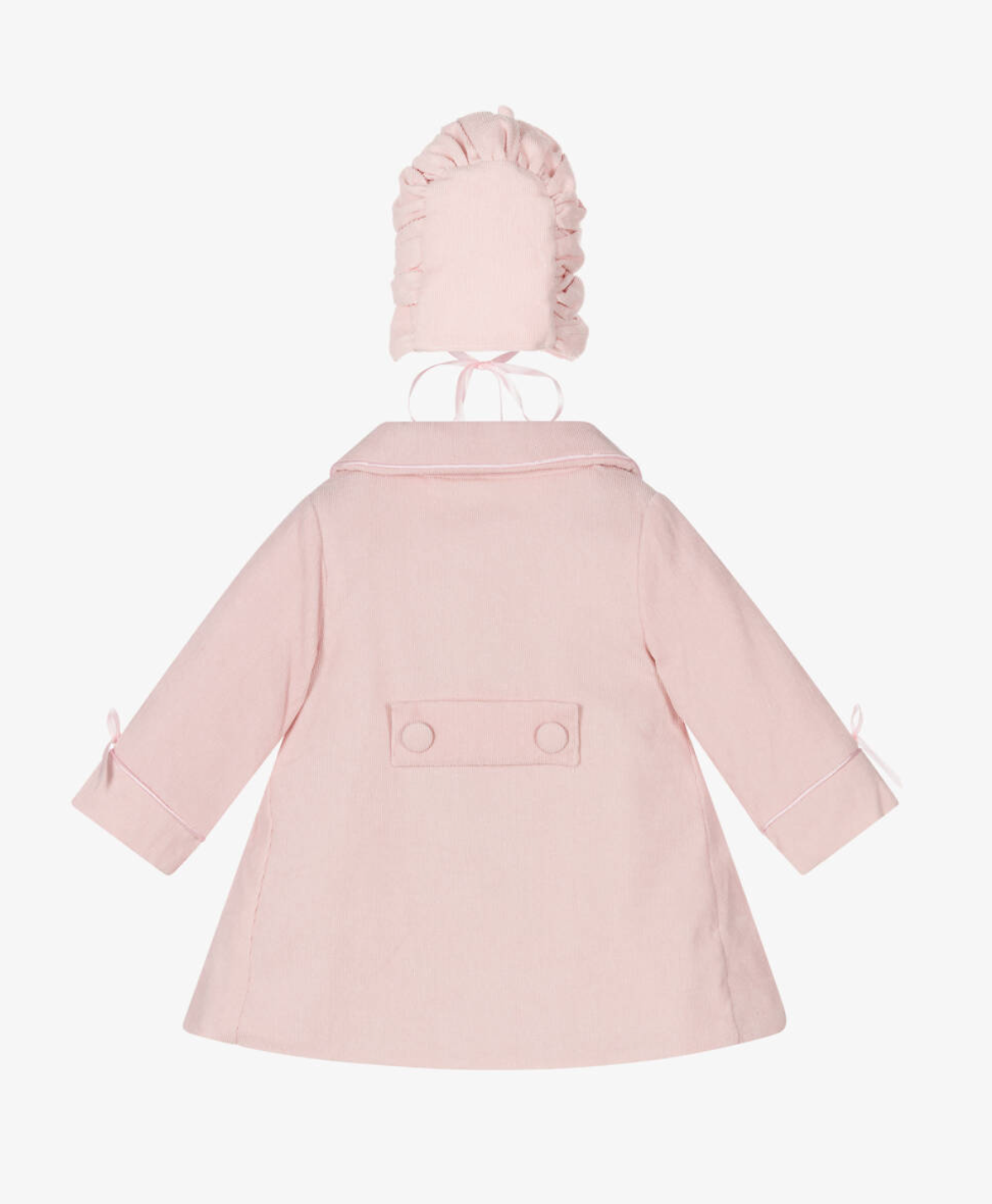 Beau KiD Pink Coat & Matching Bonnet