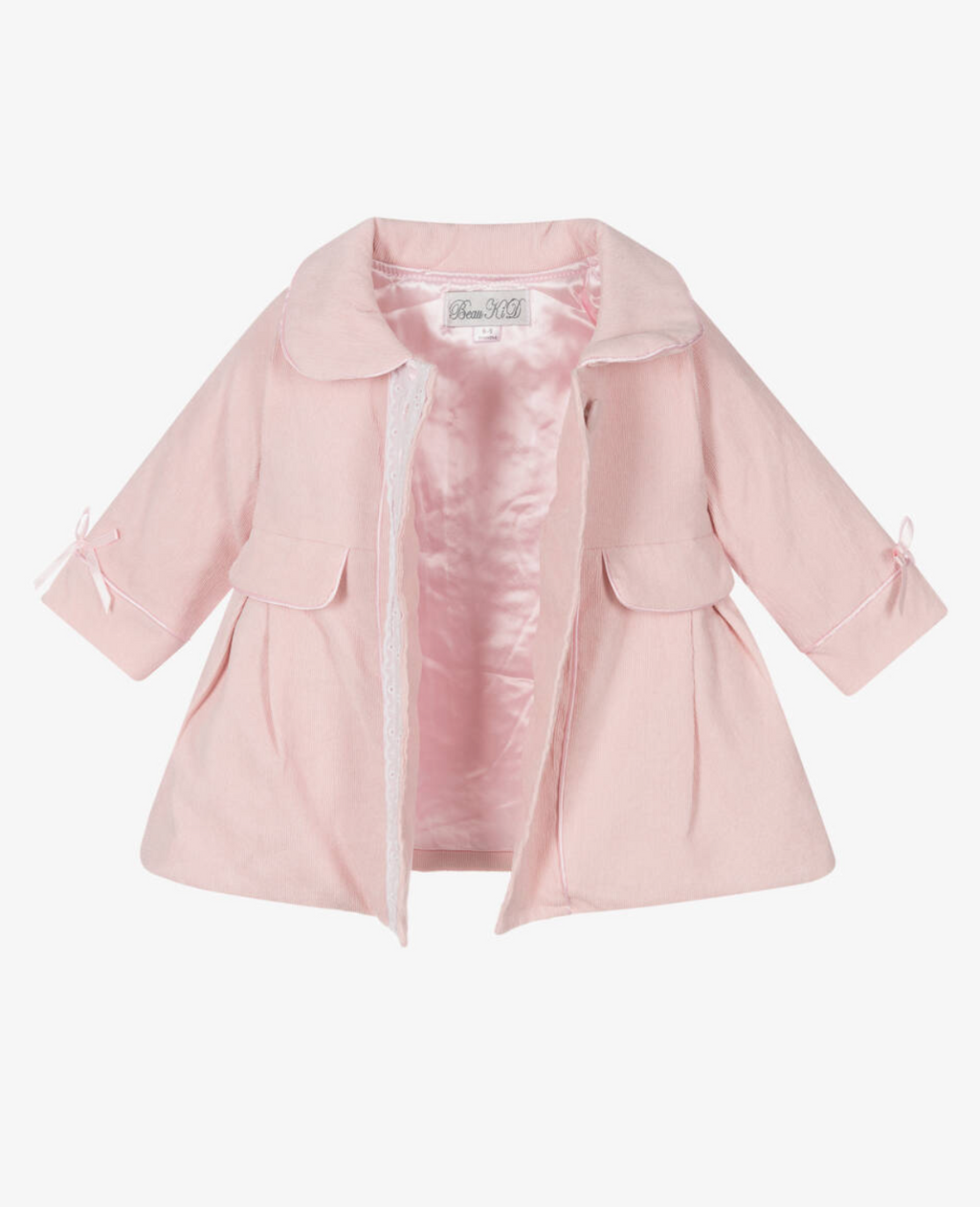 Beau KiD Pink Coat & Matching Bonnet