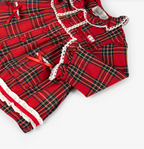 AW25 Beau KiD Girls Red Tartan Pyjama Set