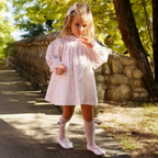 AW25 Deolinda Girls Smocked Dress with Matching Bloomers