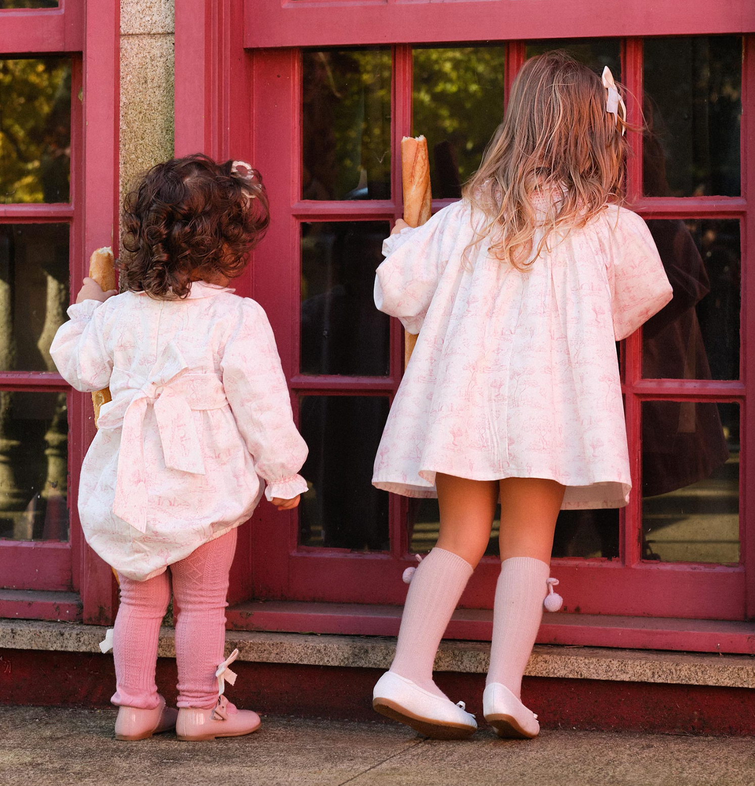 AW25 Deolinda Girls Smocked Dress with Matching Bloomers