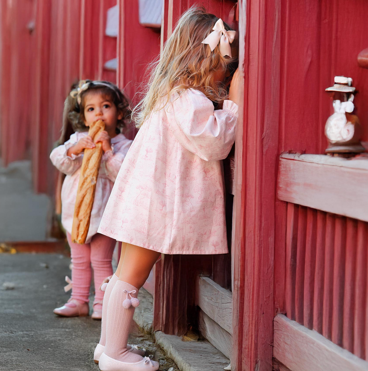 AW25 Deolinda Girls Smocked Dress with Matching Bloomers