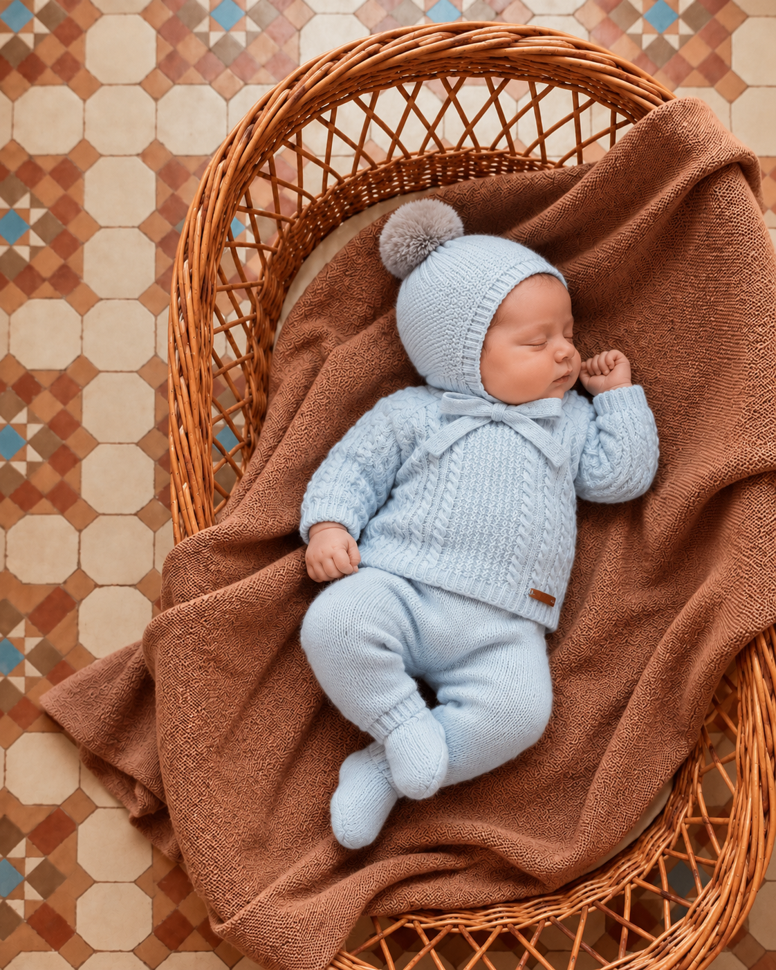 AW26 Mac Ilusion Baby Boy Blue 3 Piece Set