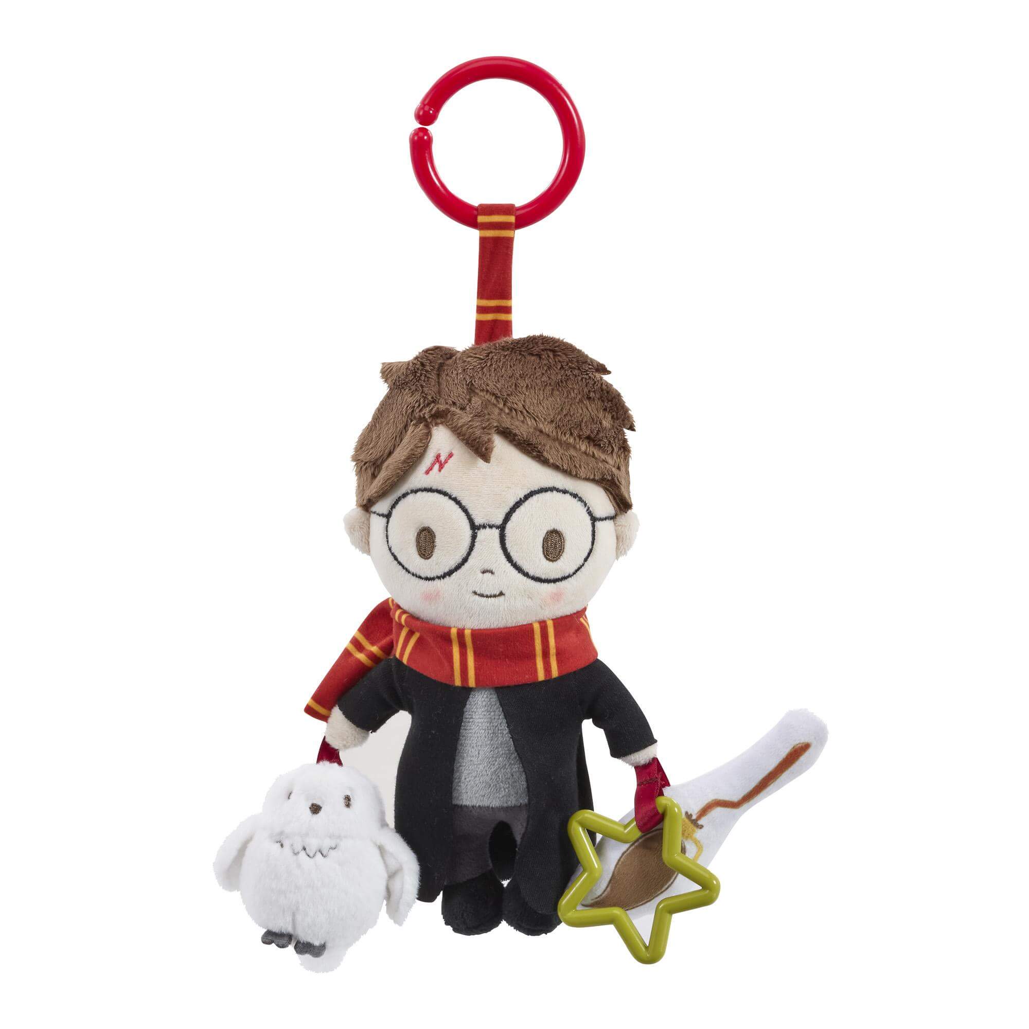 Harry Potter On the Go Activity Toy Attachable Sensory Plush with Crinkle & Squeaker