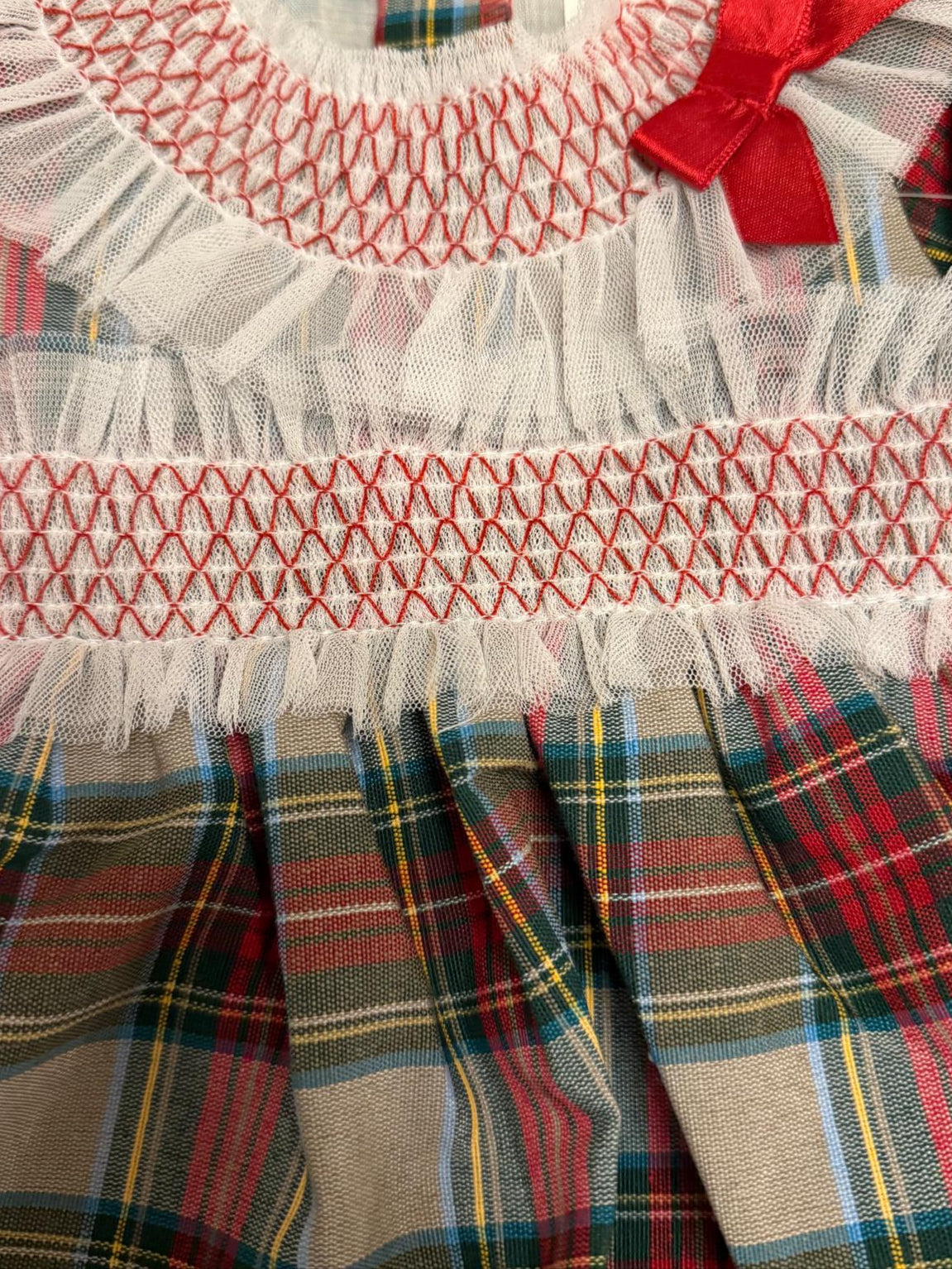Ceyber Dark Gray and Burgundy Tartan BS002