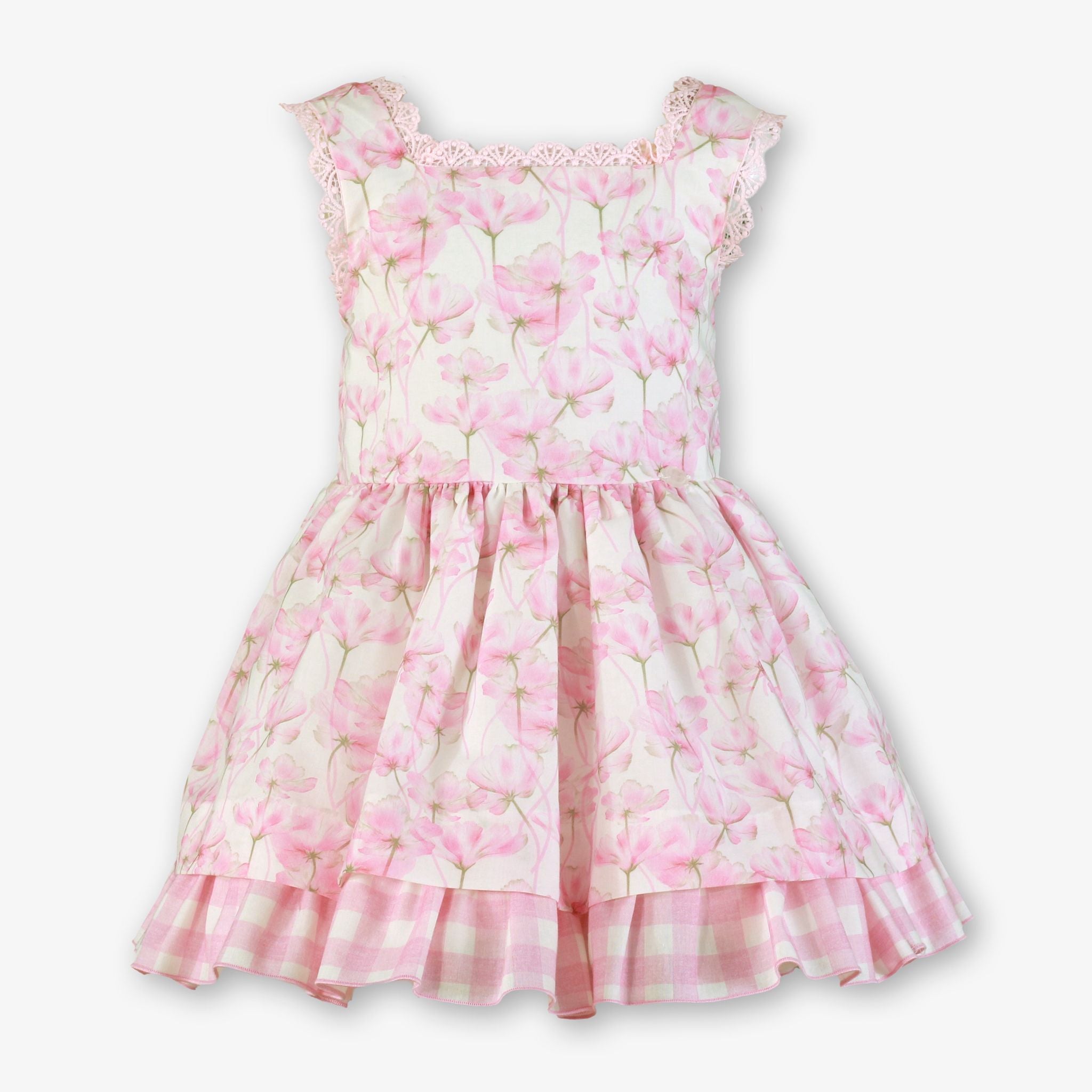 PRE ORDER SS26 Miranda Girls Pink Floral Dress
