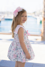 SS26 Miranda Girls Floral Print Sailor Dress