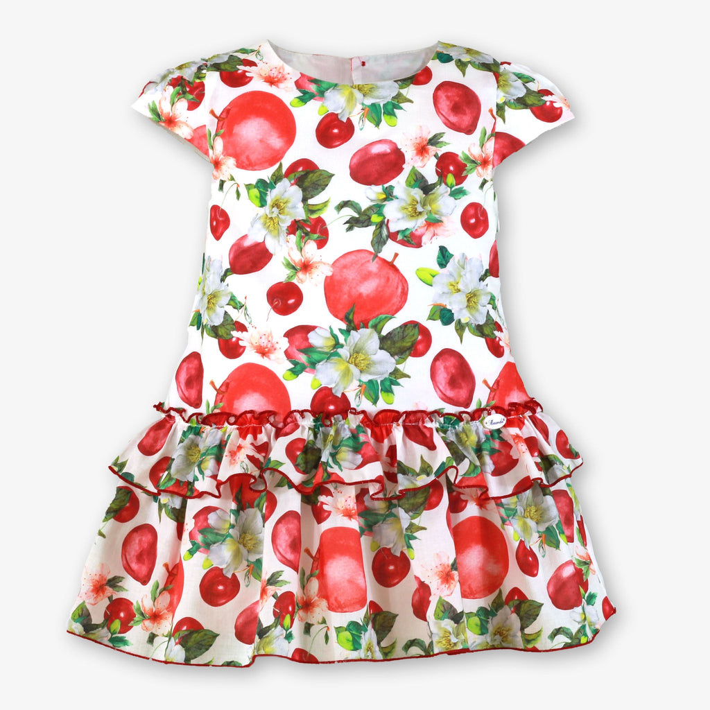 SS26 Miranda Girls Red Fruit Dress