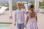 Miranda SS26 Boys Striped Shirt and Shorts Set
