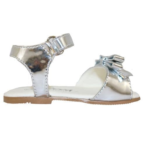 Sevva Toddler Girls Silver Bow Sandal - Alani