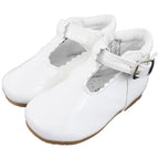 Sevva Girls Patent Leather Scalloped T-Bar Shoe 3 COLOURS - Arianna