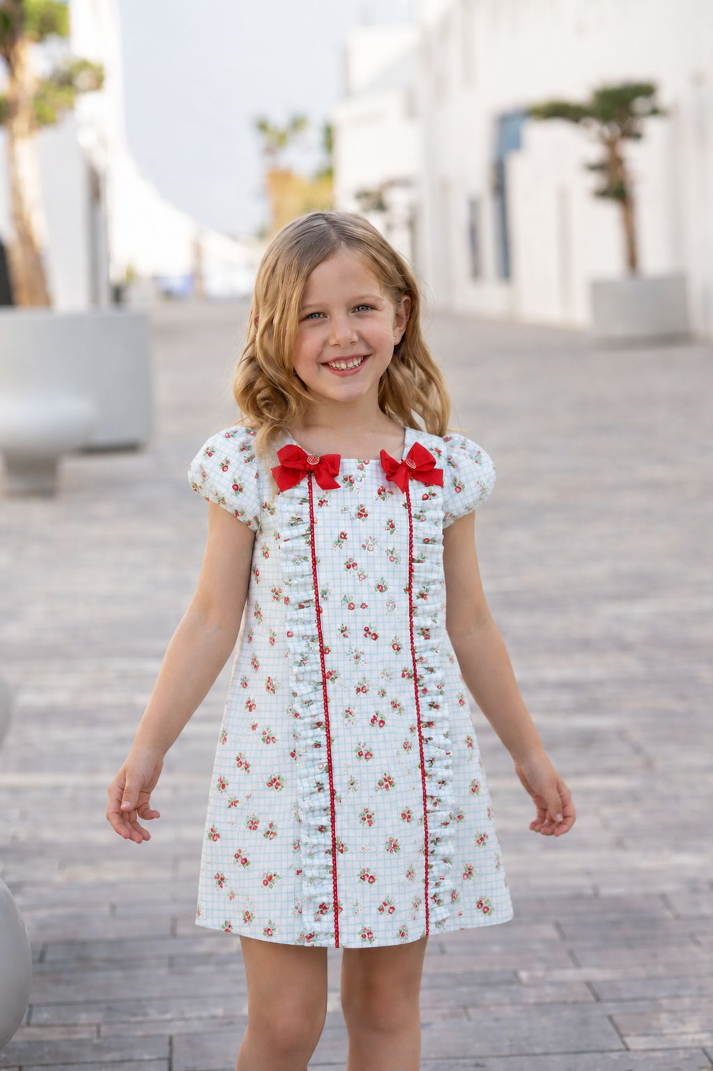 SS26 Babine Girls Strawberry Dress