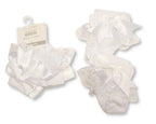 Baby Girls Bow Ankle Socks with Lace Detail (Multiple Colours)