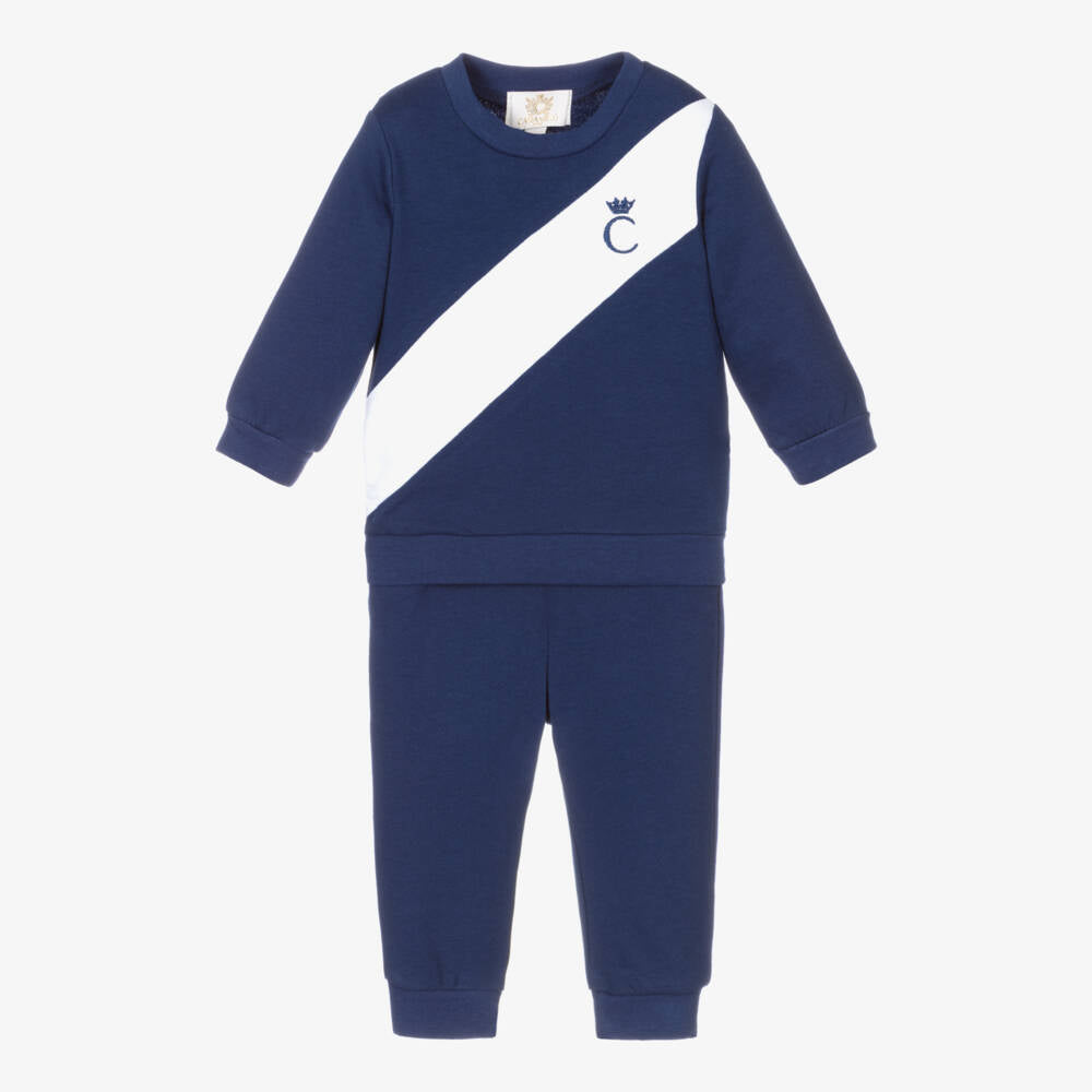 Caramelo Kids Boys Tracksuit - Navy