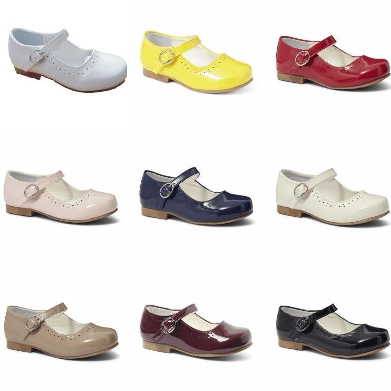 Sevva Girls Patent Leather Mary-Jane (Multiple Colours) - Abbey