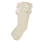 Girls Knee High Bow Socks (Multiple Colours)