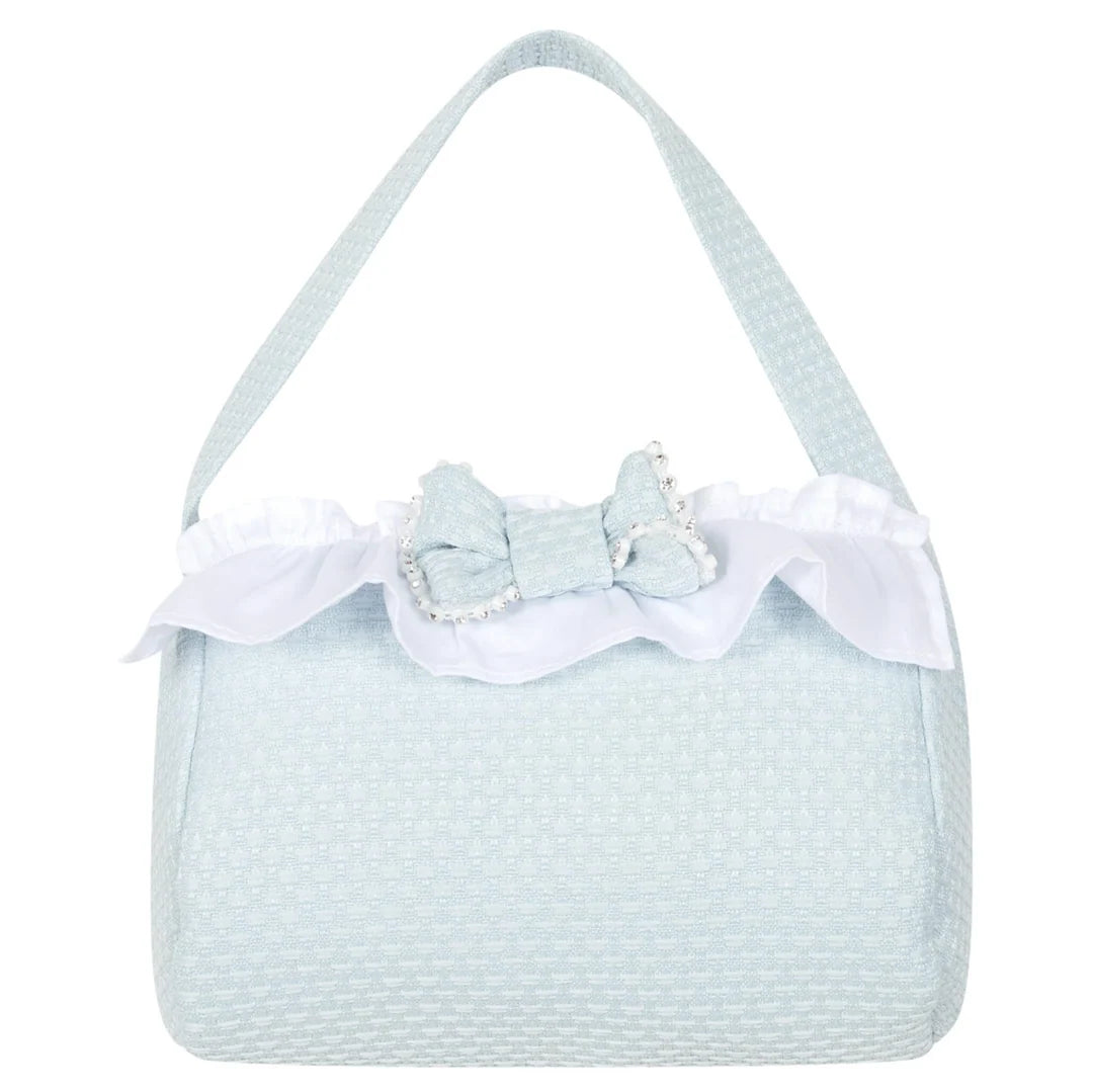 AW26 Chic by Deolinda Girls Baby Blue Bow Handbag