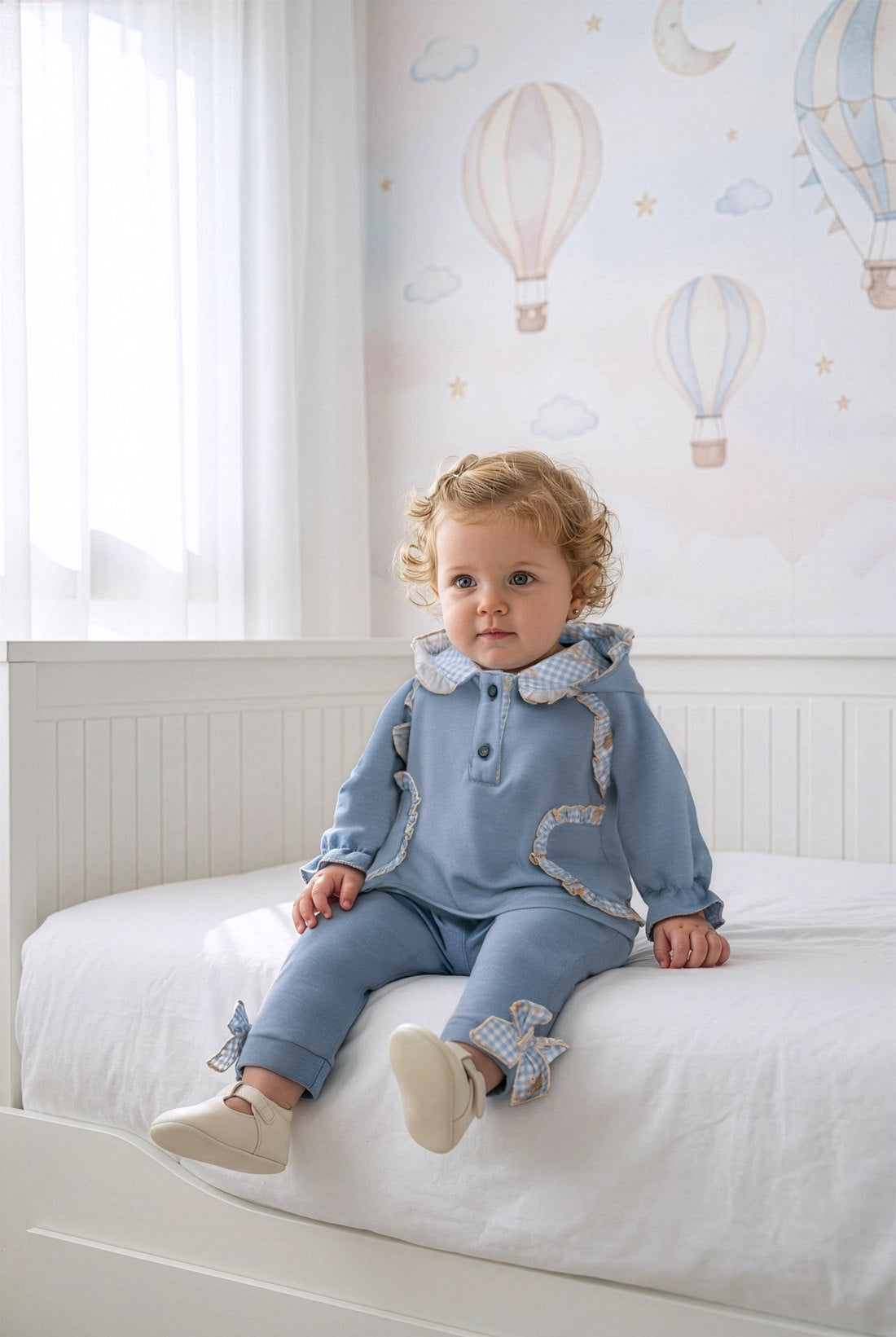 AW26 Miranda Girls Blue Bow Tracksuit