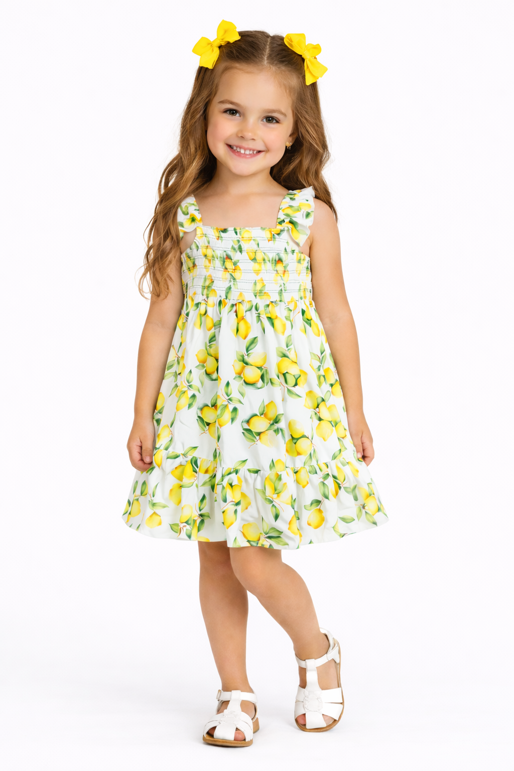 SS26 Deolinda Girls Lemon Dress