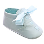 Sevva Baby Girls Leather Satin Bow Shoe 4 COLOURS - Elliot