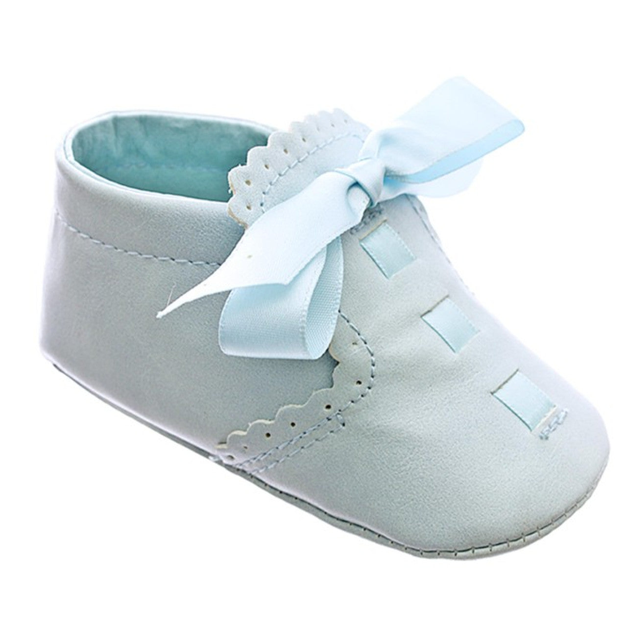 Sevva Baby Girls Leather Satin Bow Shoe 4 COLOURS - Elliot