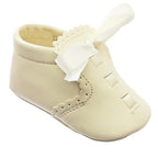 Sevva Baby Girls Leather Satin Bow Shoe 4 COLOURS - Elliot