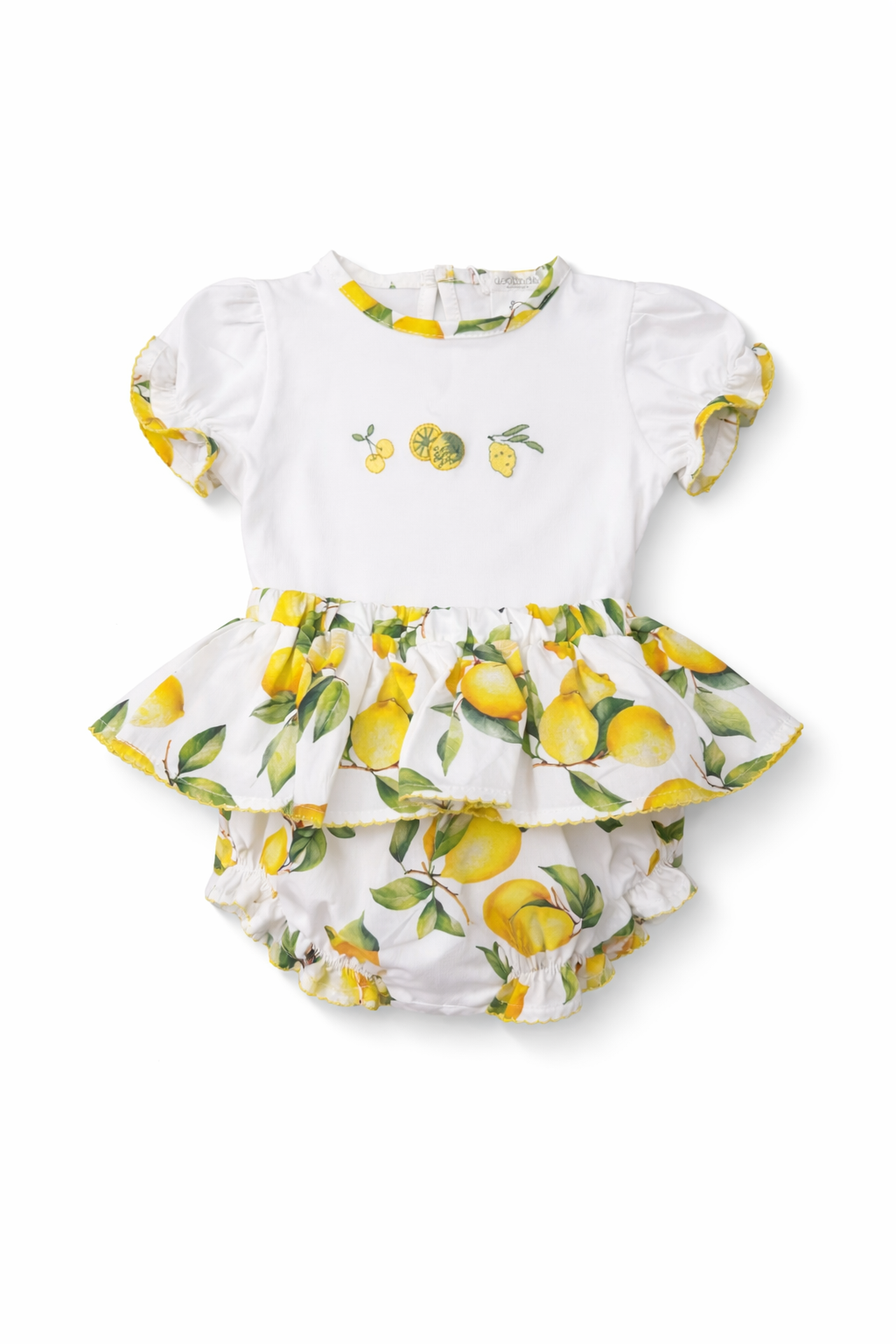 SS26 Deolinda Baby Girls Lemon Jam Pant Set