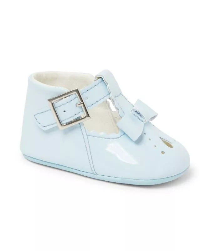 Sevva Baby Girls Patent Leather Bow Shoe 4 COLOURS - Harper