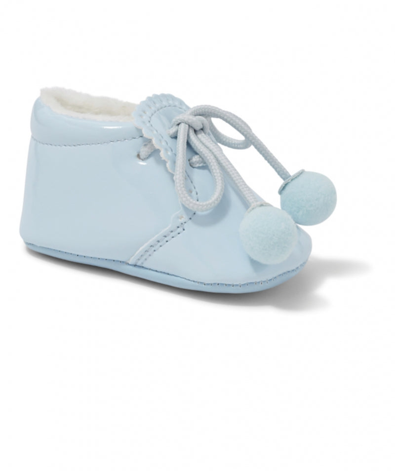 Sevva Baby Pom Pom Patent Leather Boot 8 COLOURS - Joe
