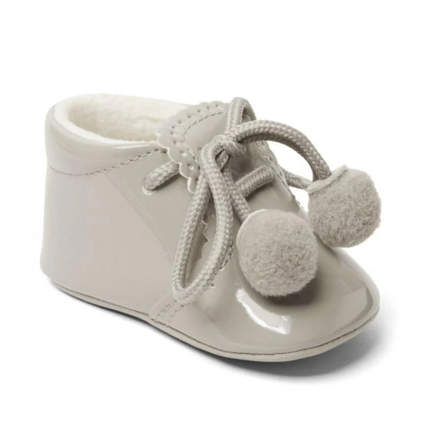 Sevva Baby Pom Pom Patent Leather Boot 8 COLOURS - Joe