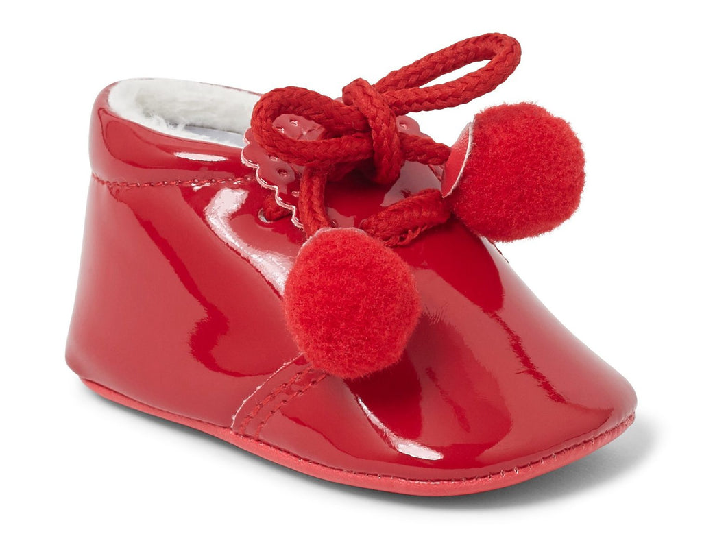 Sevva Baby Pom Pom Patent Leather Boot 8 COLOURS - Joe