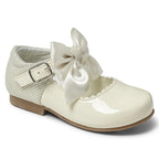 Sevva Girls Patent Leather Glitter Bow Mary Jane 7 COLOURS - Kristy