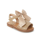 Sevva Girls Patent Detachable Bow Sandal 3 COLOURS - Martina