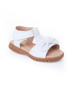 Sevva Girls Leather Open Toe Bow Sandal 2 COLOURS - Matilda