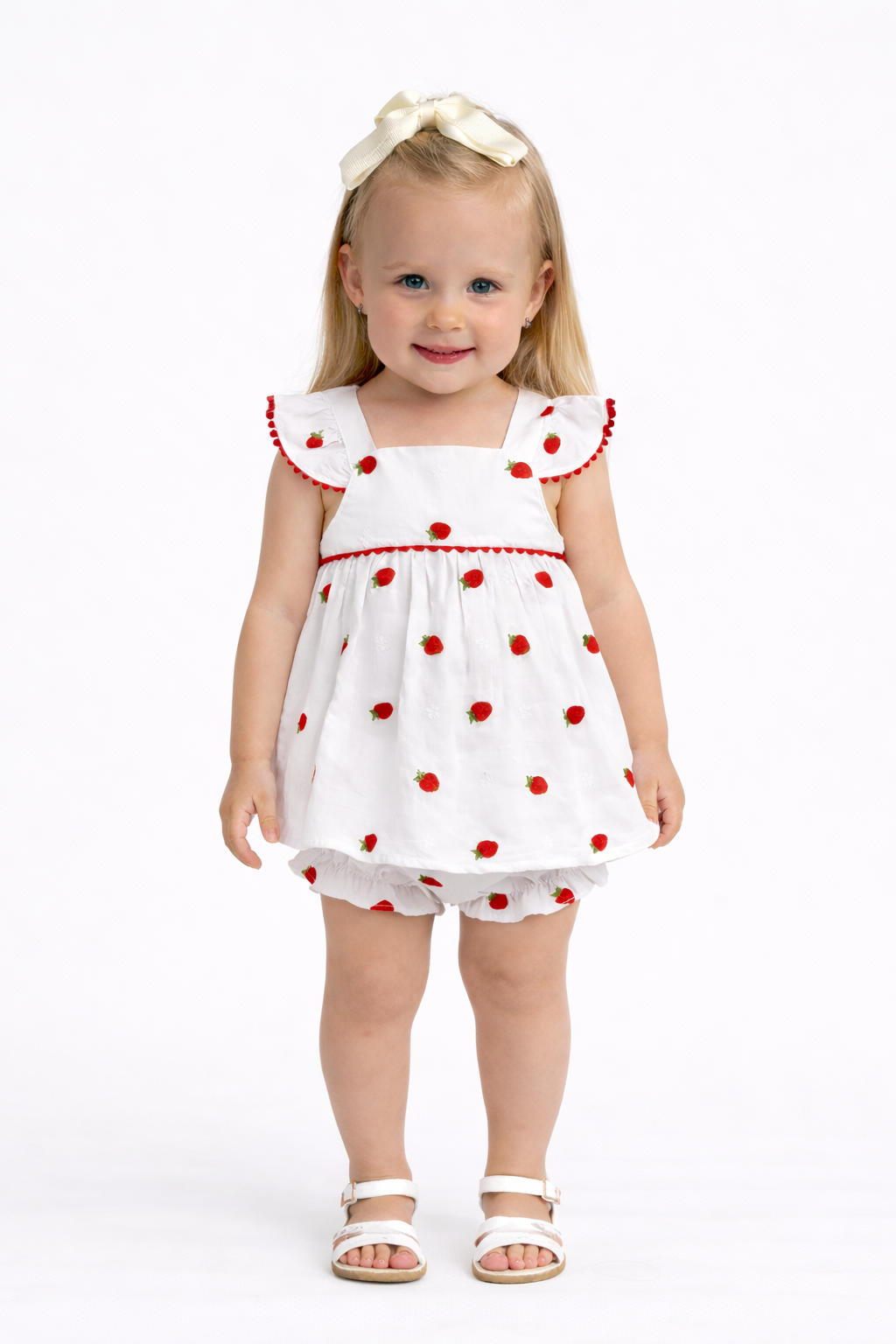 SS26 Deolinda Baby Girls Strawberry Set