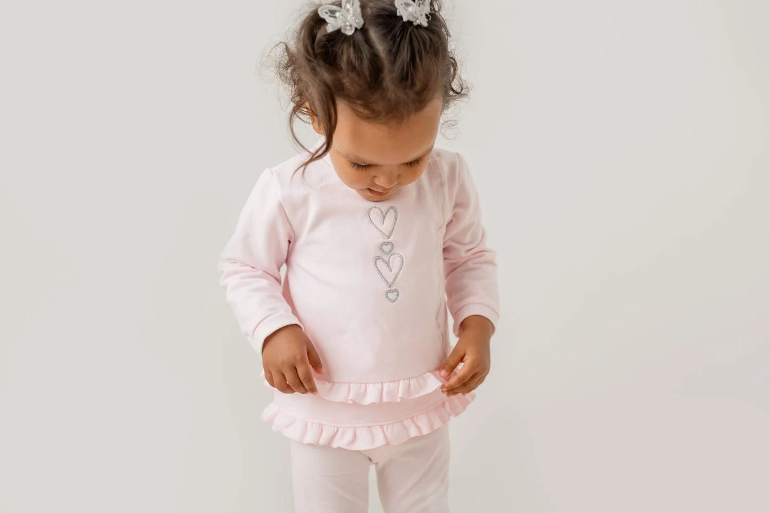 AW25 Pastels & Co Girls Martha Pink Legging Set