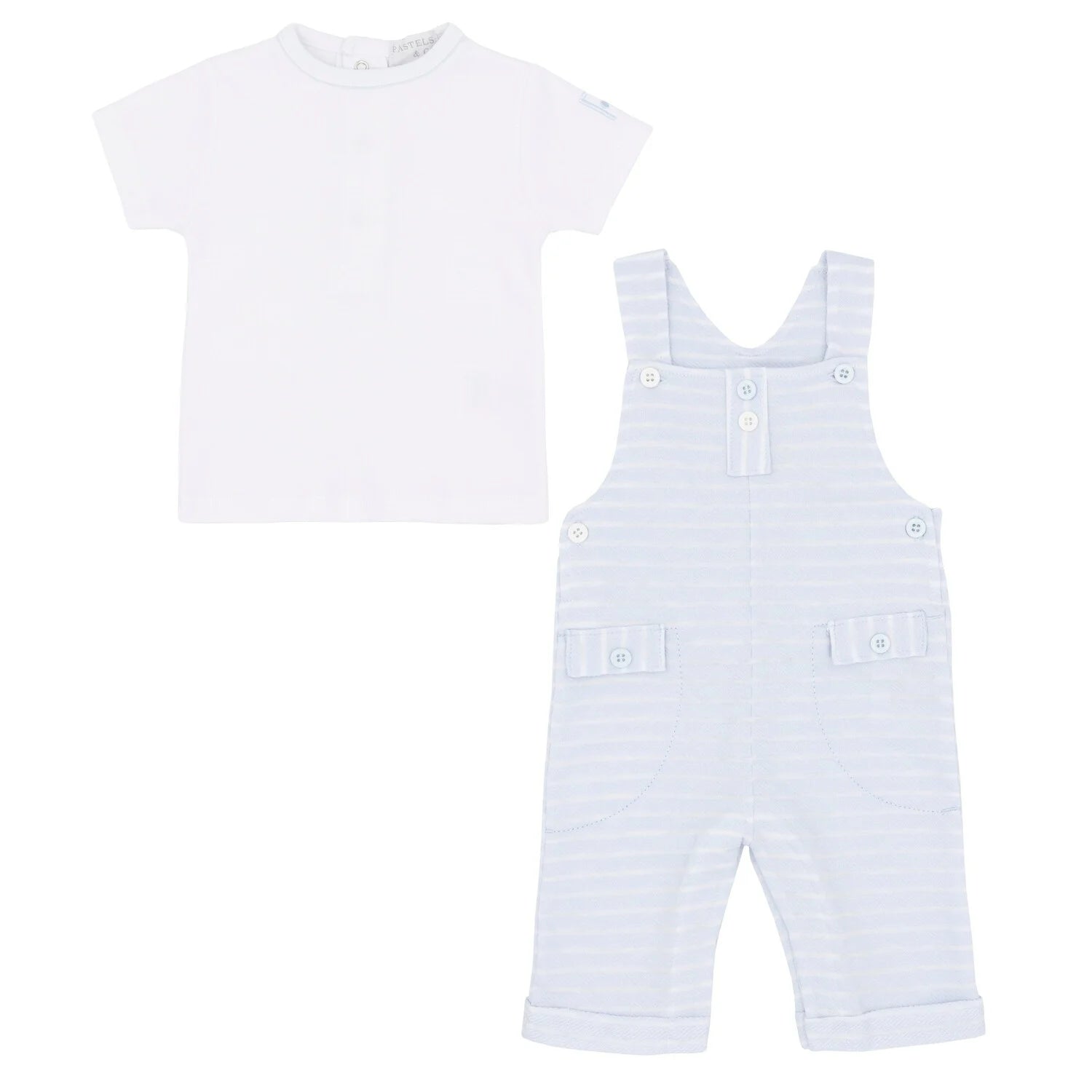 Patels & Co Boys Blue Dungaree Set Liam 203B