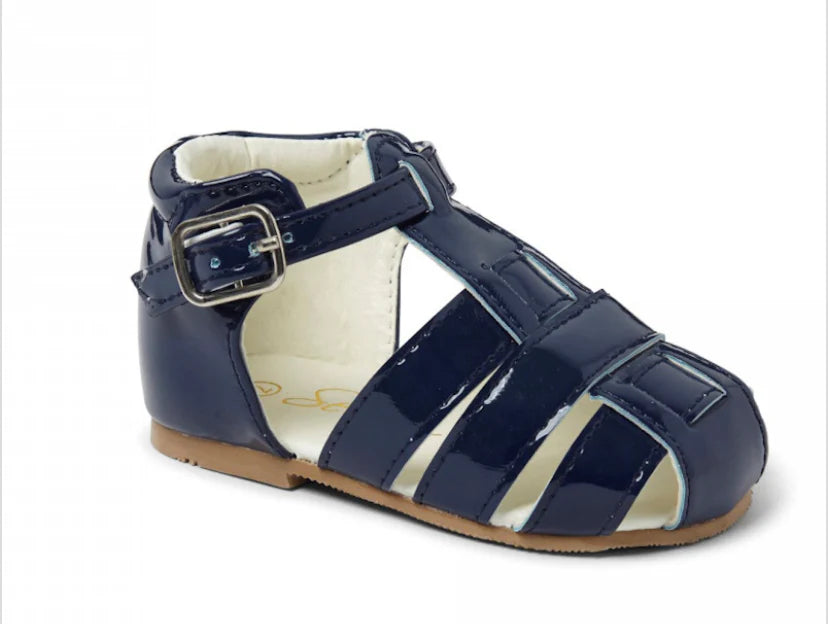 Sevva Boys Patent Leather Caged Sandals 3 COLOURS - Ralph