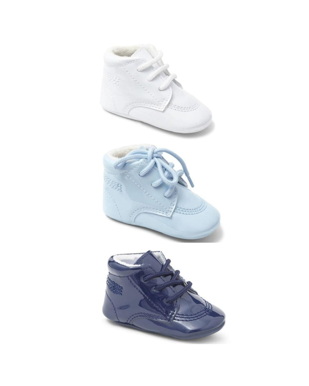 Sevva Baby Boys Patent Leather Boot 3 Colours - Carlos