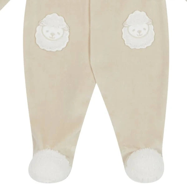 Deolinda Unisex Beige Sheep Baby Grow DBI24103