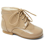 Sevva Patent Leather Brogue Ankle Boot (Multiple Colours) - Quinn