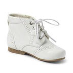 Sevva Patent Leather Brogue Ankle Boot (Multiple Colours) - Quinn