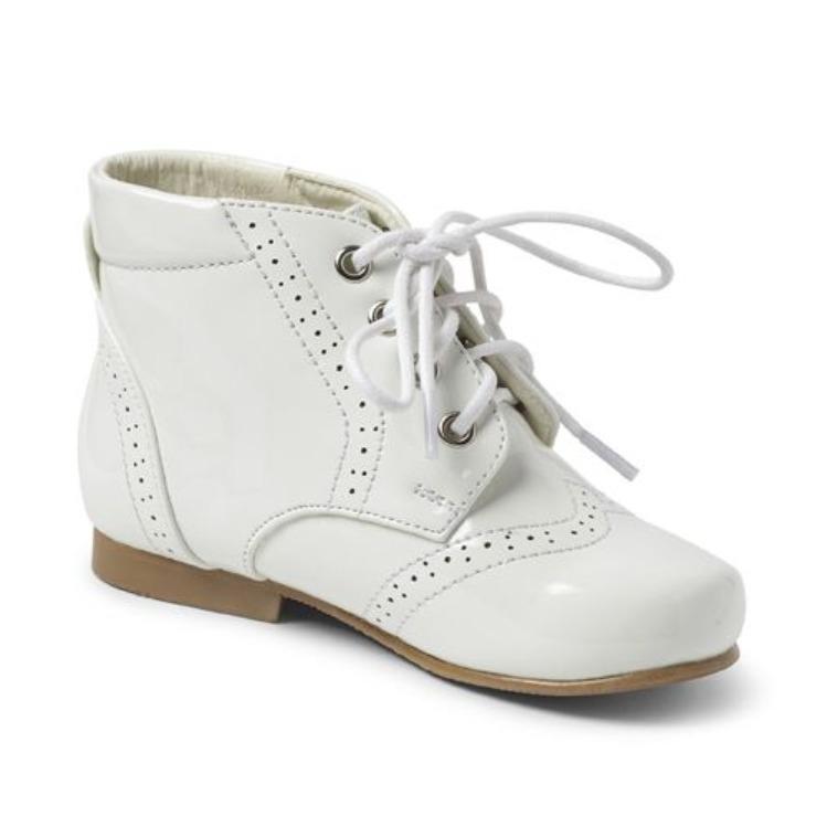 Sevva Patent Leather Brogue Ankle Boot (Multiple Colours) - Quinn