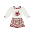 AW26 Chic by Deolinda Ivory & Red Handbag Two-Piece Set