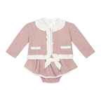 AW26 Deolinda Dusky Pink Three-Piece Jam Pant Set