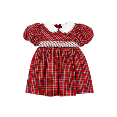 AW26 Deolinda Red Tartan Dress