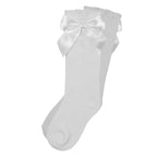 Girls Knee High Bow Socks (Multiple Colours)